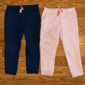 Carters blue and pink girls cotton joggers size 4T
Bundle